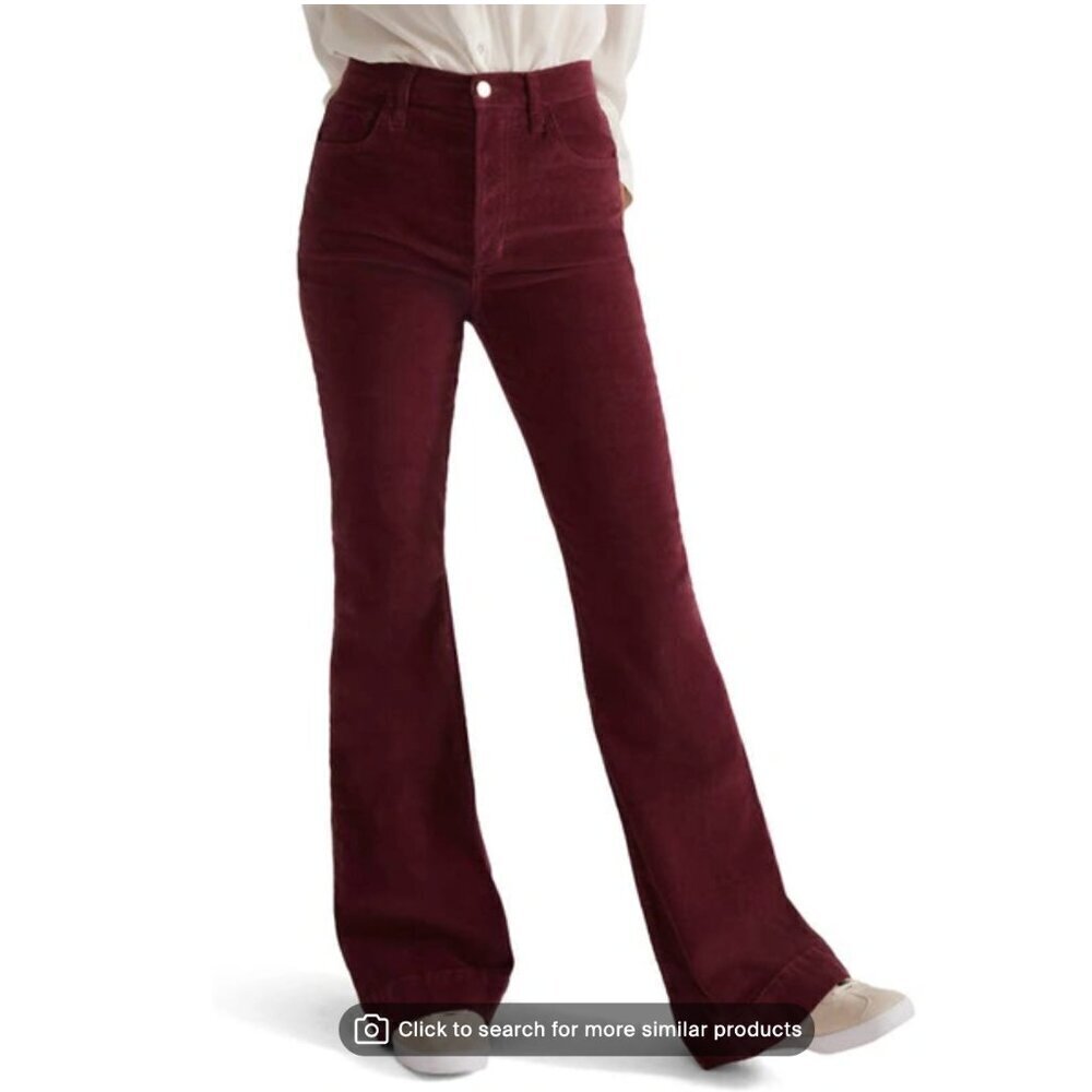NWT Favorite Daughter, The Valentina Flare Corduroy Jeans (31)